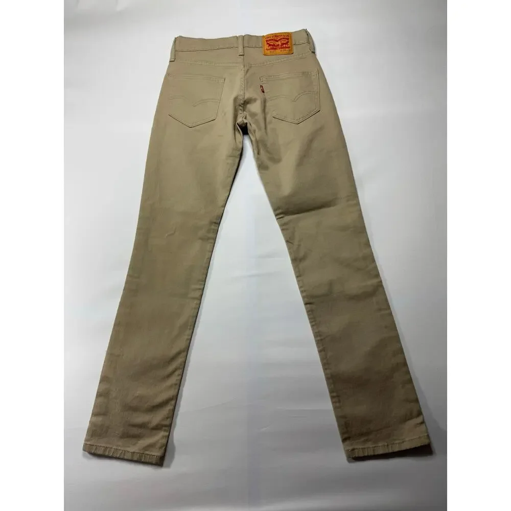Levi's 511 Men's Slim Fit Straight Leg Tan Denim Jeans‎ - Size 28x31.5*